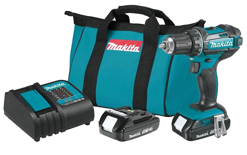 KIT DRIVER-DRILL CORDLESS 18V 