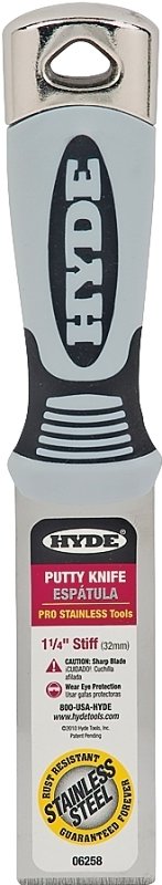 KNIFE PUTTY STL STIFF 1-1/4IN 