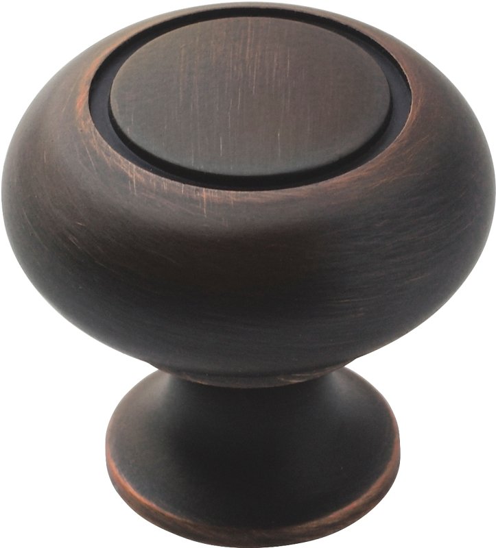 KNOB 1-1/4IN OILRUB BRONZE    