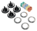 KNOB BURNER ELECT RANGE BLACK 