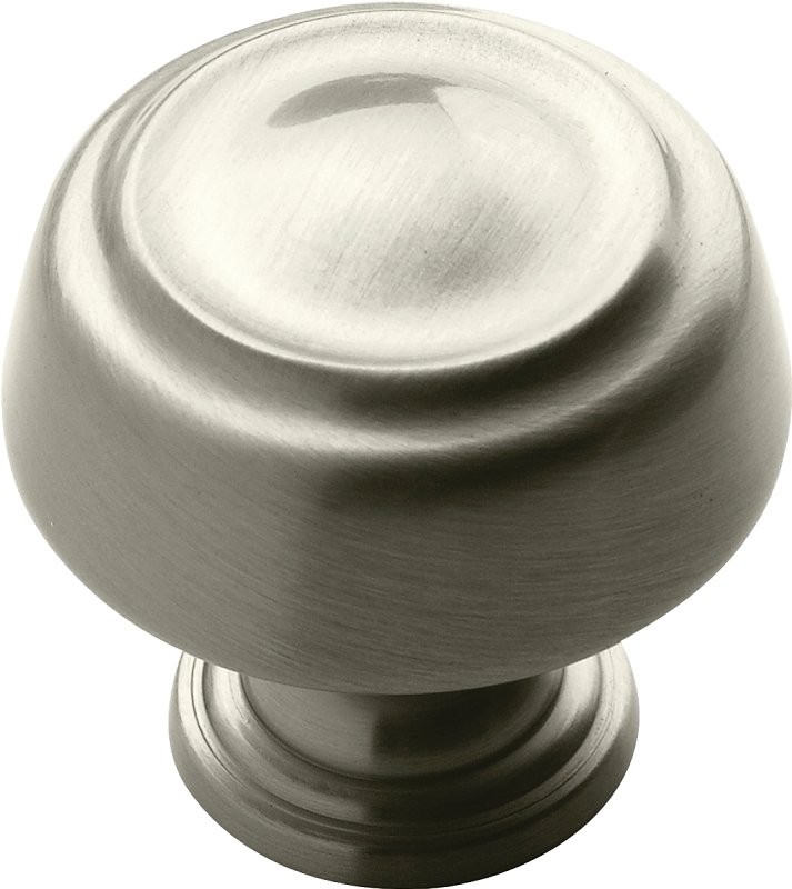 KNOB CABINET 1-1/4IN SAT NKL  