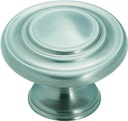KNOB CABINET 1-3/8IN SAT NKL  