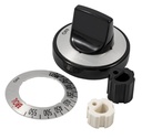 KNOB OVEN GAS RANGE BLK CD1   