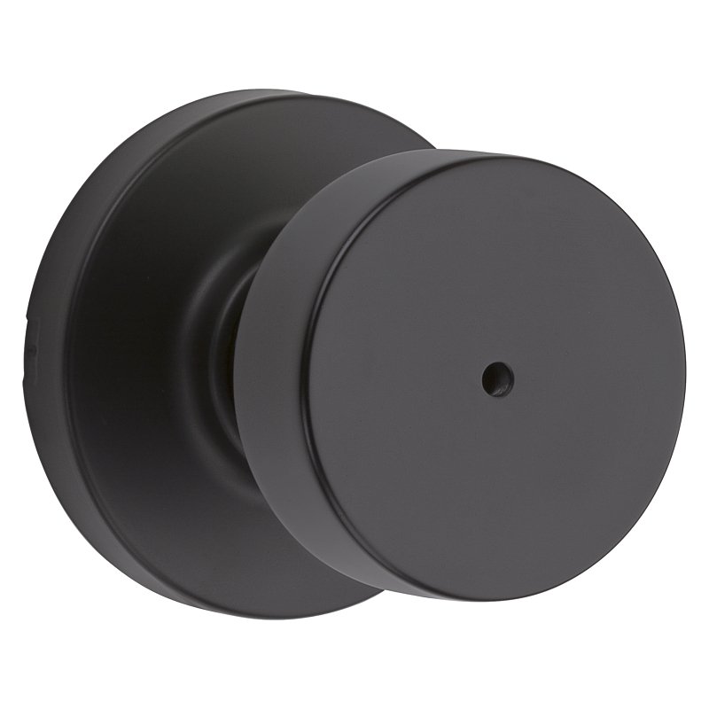 KNOB PRIVACY ROUND MATTE BLACK