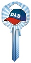 KW1 KEYBLANK #1 DAD           