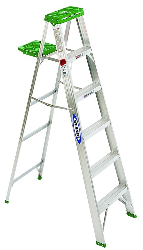 LADDER STEP AL TYP2 225LB 6FT 