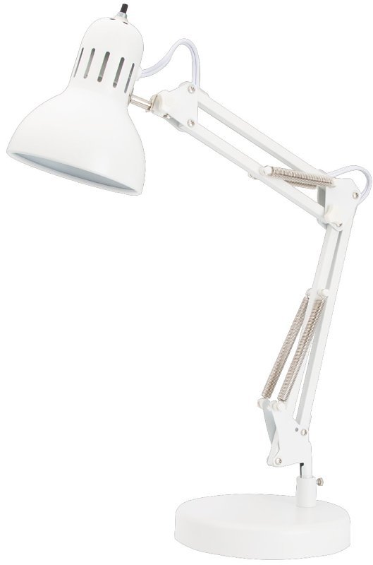 LAMP DESK SWG ARM ADJ A19 WHT 