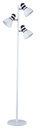LAMP FLOOR 3SPOTLIGHT TREE WHT