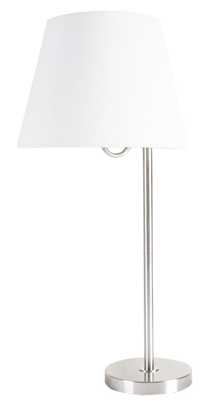 LAMP TABLE BRUSHED NICKEL     