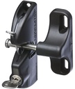 LATCH GATE AUTO BLACK 4-9/16IN