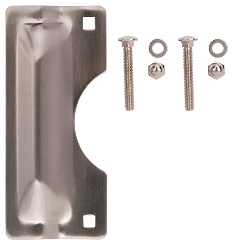 LATCH GUARD HD 3X7IN BRS NICKL