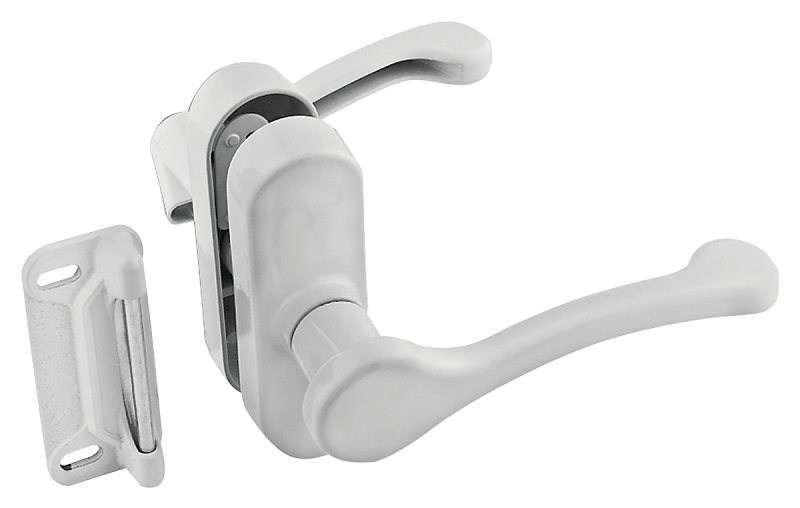 LATCH STORM DOOR WHITE 1-3/4IN