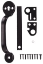 LATCH THUMB STEEL BLACK       