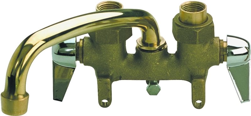 LAUNDRY TRAY FAUCET 2-HNDL BRS