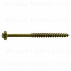 LDGR BRD SCREW HEX TAN 3/8X5IN