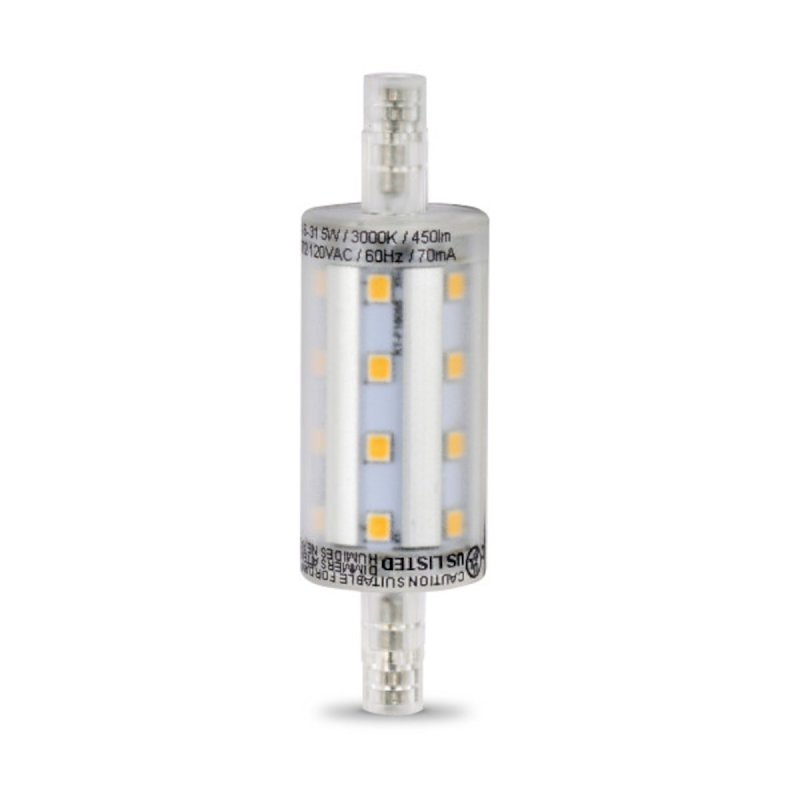 LED R7S 5W/40W 450LUMENS 3000K