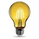 LED TRANSPARENT A19 YELLOW    
