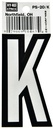 LETTER HOUSE K 3-1/4IN REFL   