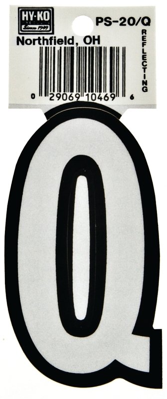 LETTER HOUSE Q 3-1/4IN REFL   
