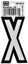 LETTER HOUSE X 3-1/4IN REFL   