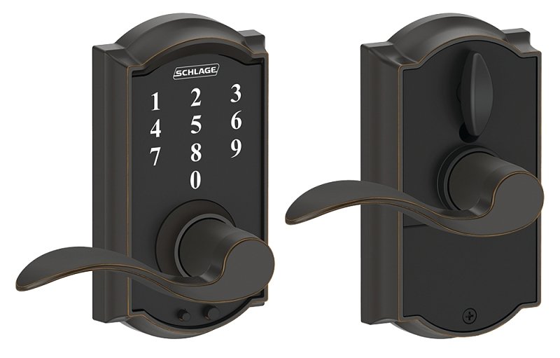 LEVER ENTRY TOUCH AGED BRONZE 
