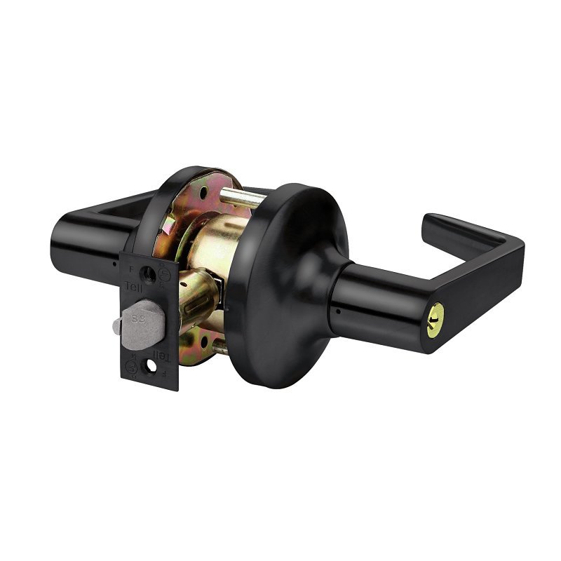 LEVER STOREROOM GRD 2 MBLK 2IN
