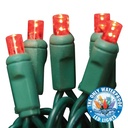 LGTS COMM GRD LED RED 5MM 50L 