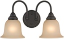 LIGHT BATH WALL 2LT AMBER/ORB 