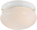 LIGHT CEILING 2LT FLUSHMNT WHT