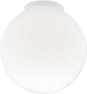 LIGHT GLOBE PRISM BALL WHT 6IN