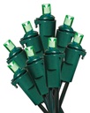 LIGHT LED GREEN 70CT 5MM      