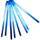 LIGHT LED METEOR 8 PIECE BLUE 