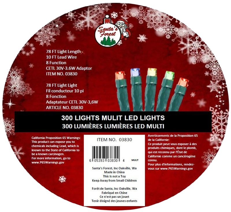 LIGHT RICE 8 FUNC MULTI 78FT  