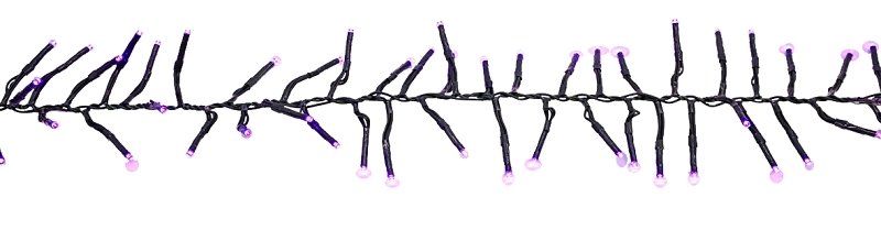 LIGHT TWINKLING CLUS LED PURP 