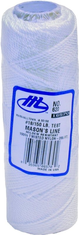 LINE MASON 285FT WHITE NYLON  
