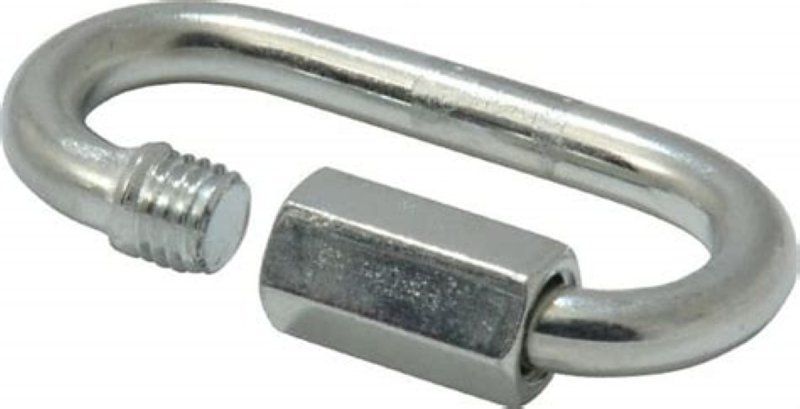 LINK QUICK ZINC PLT STL 3/16IN