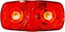 M/C LT DBL BULLS-EYE RED 4X2IN