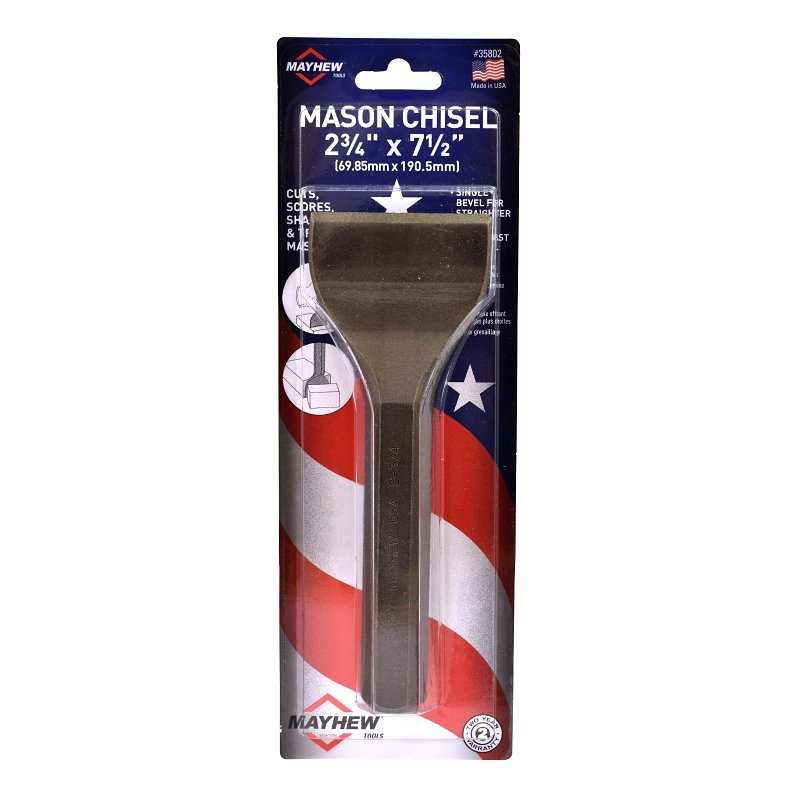 MASON CHISEL 2-3/4 X 7-1/2IN  