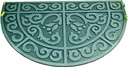 MAT DOOR HALF CIRCLE 24X39IN  