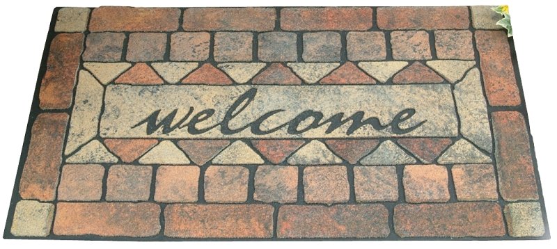 MAT DOOR WELCOME 18IN X 30IN  