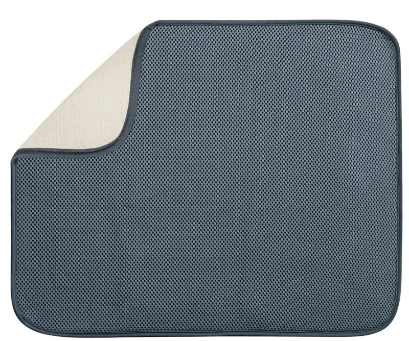 MAT KITCHEN LARGE PEWTER 18X17