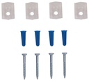 MIRROR HOLDER HD 1/8IN W/ANCR 