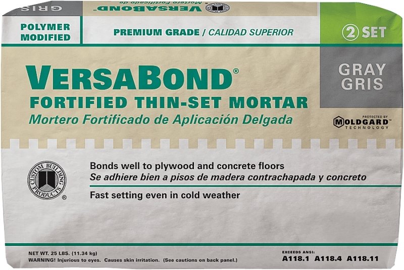 MORTAR THINSET GRAY 25LB      