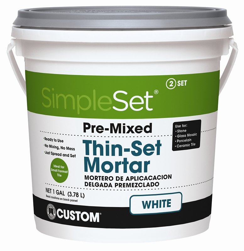 MORTAR THINSET PREMIX WHT GAL 