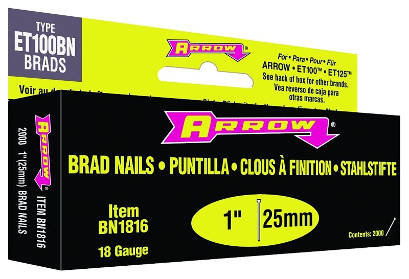 NAIL BRAD BROWN 18GA 1IN      