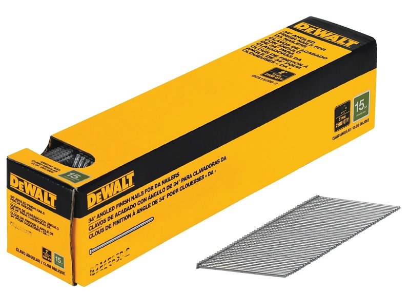 NAIL FINISH 15GA 2-1/2 ANGL   