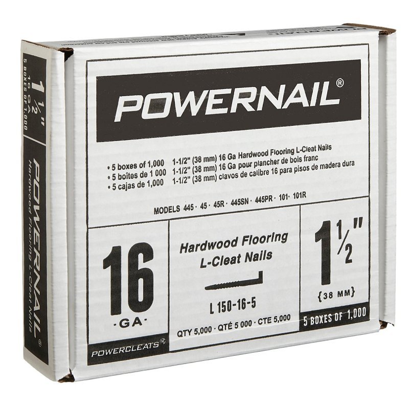 NAIL L-CLEAT 16GA 1-1/2IN     