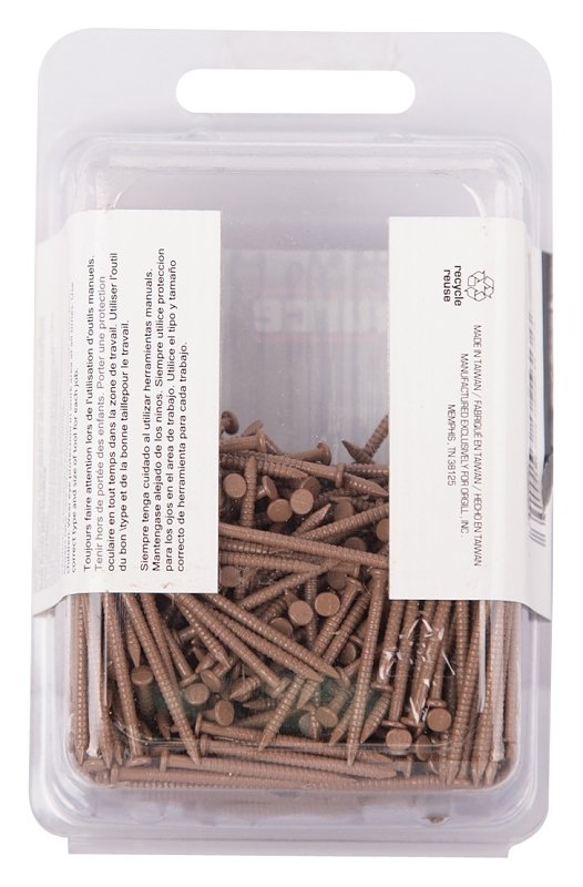 NAIL PANEL 1INCH BROWN 6OZ PK 