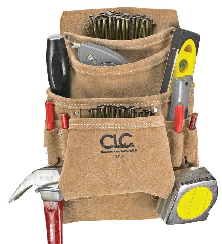 NAIL/TOOL BAG 10PKT CRPTR SUD 