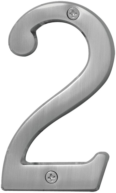NUMBER HOUSE 2 SB 4IN SAT NKL 
